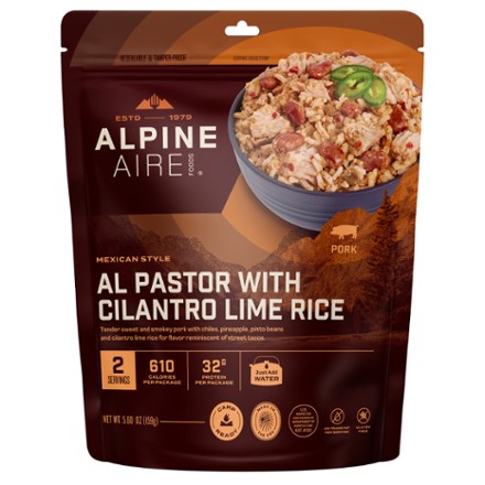 AlpineAire Foods Al Pastor with Cilantro Lime Rice - 2 Servings 0