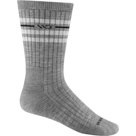 Wide Open Vintage Stripe Cushioned Crew Socks - Men's 0