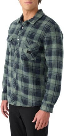 O'Neill Glacier Plaid High-Pile Superfleece Shirt - Men's 2