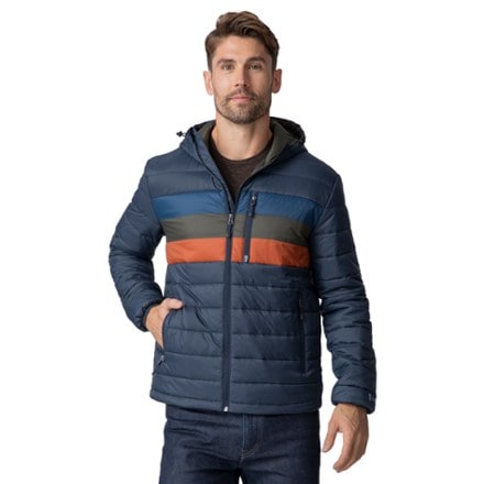 Free Country Tricolor Puffer Hooded Insulated Jacket - Men's 0