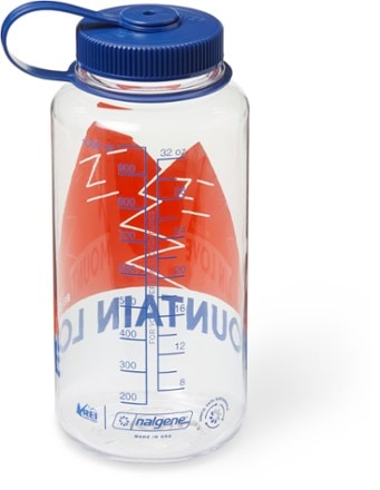 REI Co-op Nalgene Sustain Graphic Wide-Mouth Water Bottle - 32 fl. oz. Back view