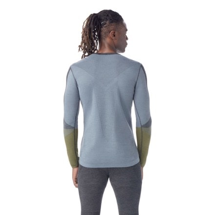 Smartwool Intraknit Thermal Merino Colorblock Crew Base Layer Top - Men's 1