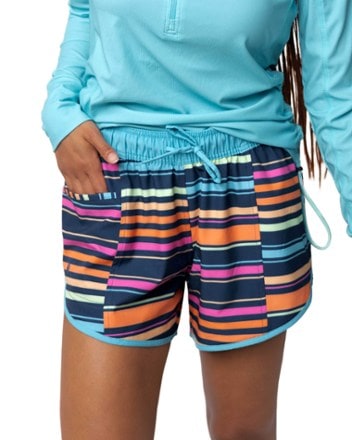 Nani Swimwear Hybrid Reversible High-Rise Shorts - Women's 1