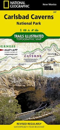 National Geographic Carlsbad Caverns National Park Topographic Map 0