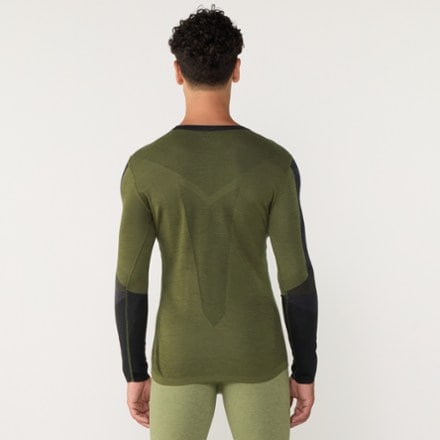 Smartwool Intraknit Thermal Merino Colorblock Crew Base Layer Top - Men's 2