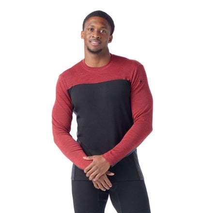 Smartwool Classic Thermal Merino Colorblock Crew Base Layer Top - Men's 1