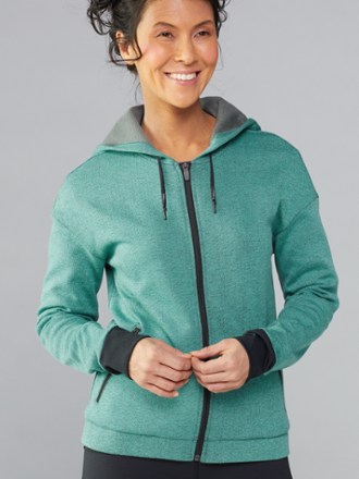 women's active zip up jacket