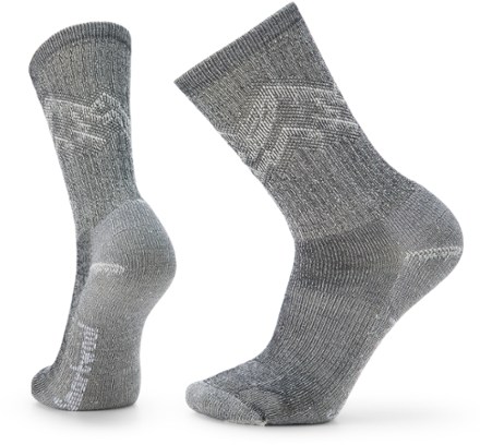 Smartwool Classic Hike Light Cushion Mountain Pattern Crew Socks - Men's 0