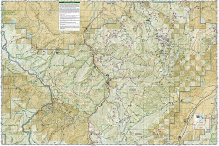 National Geographic Bozeman, Big Sky, Bridger Range Topographic Map 2