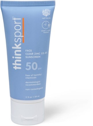 Thinksport Clear Zinc Active Face SPF 50 Sunscreen 0