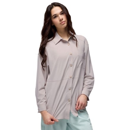 prAna Railay Oversize Button-Down Shirt - Women's 1