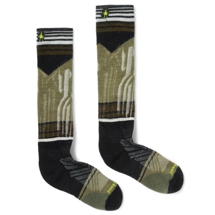 Smartwool Ski Targeted Cushion Summit Shot Over The Calf Socks - Men's 1