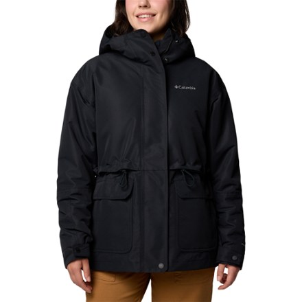 Columbia Women s Drop Ridge II Interchange 3 in 1 Jacket Black XXL