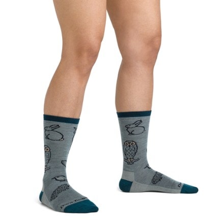 Darn Tough Woodland Creatures Crew Lightweight Lifestyle Socks - Women's 2