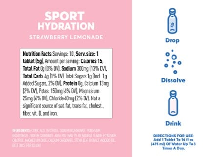 NUUN Sport Hydration Tablets - 10 servings 2