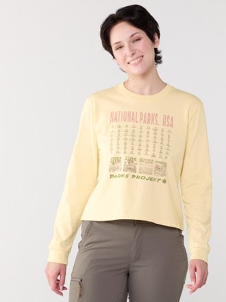 Parks Project National Parks Fill In Boxy Long-Sleeve T-Shirt - Women's 1