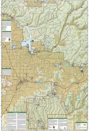 National Geographic Durango/Cortez Trail Map 1