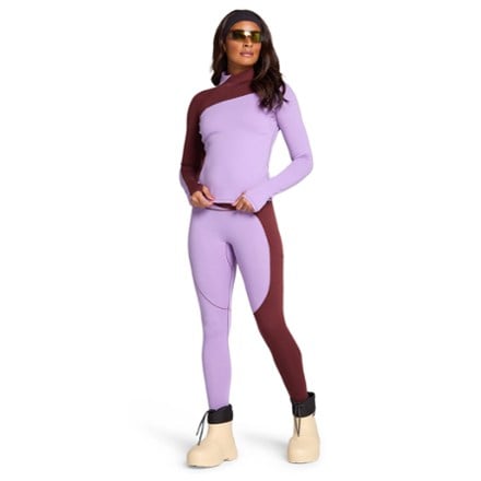 SENIQ Wool Sculpt Merino Mock-Neck Long-Sleeve Base Layer Shirt - Women's 5