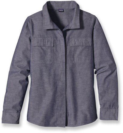 womens denim chambray shirt