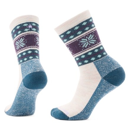 Smartwool Everyday Cozy Snowflake Dream Crew Socks - Women's 0