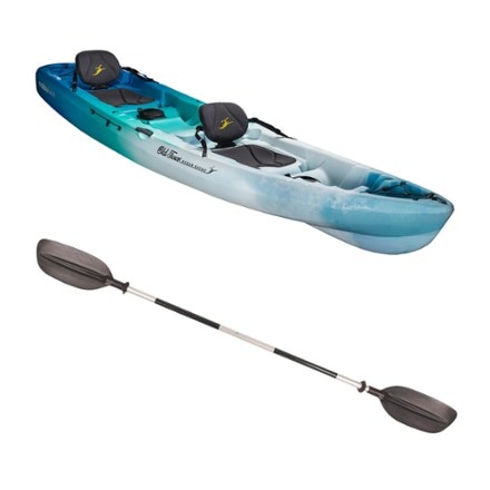 Old Town Ocean Kayak Malibu Two XL Sit-On-Top Kayak with Paddle 0