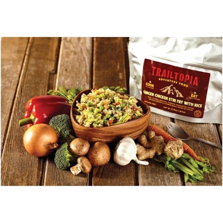 Trailtopia Ginger Chicken Stir Fry with Rice - 2 Servings 2