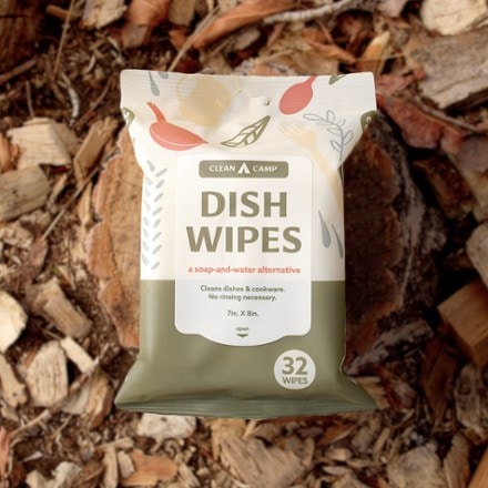 Clean Camp Dish Wipes - Package of 32 1