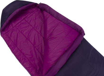 Sea to Summit Quest QuII 30 Sleeping Bag - Women's Top view (Blackberry/Grape)