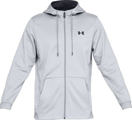 grey under armour hoodie mens