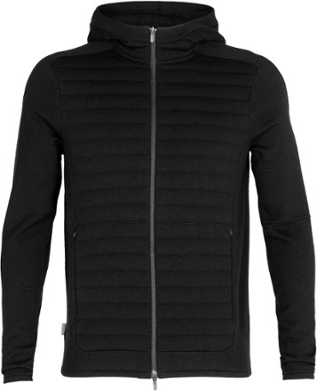 Icebreaker Merino Mens ZoneKnit L/S Half Zip (Medium) Black at  Men's  Clothing store