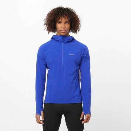 Salomon Sense Aero Hybrid Half-Zip Hoodie - Men's 1