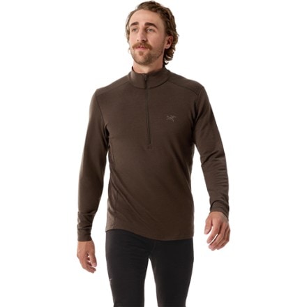 Arc'teryx Rho Merino Wool Zip-Neck Base Layer Top - Men's 1