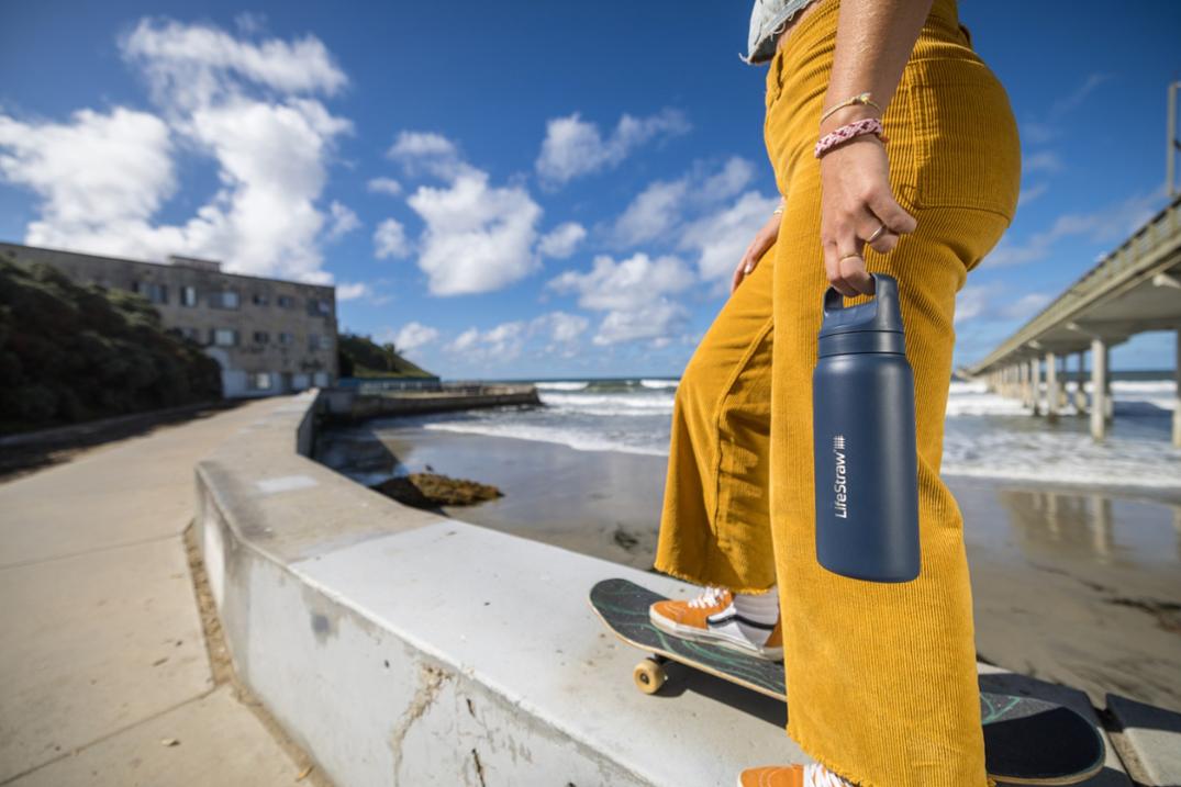 Location Image for Go Series Insulated Stainless-Steel Water Filter Bottle - 24 fl. oz.