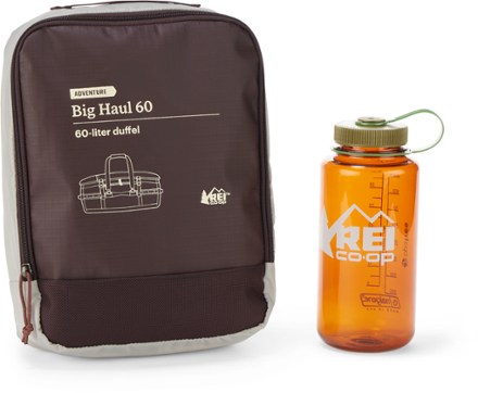 REI Co-op Big Haul 60 Duffel Water bottle not included