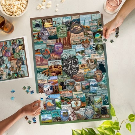 Lantern Press Protect Our National Parks Collage Puzzle - 1,000 Piece 2