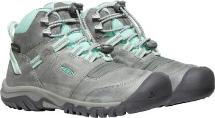 KEEN Ridge Flex Waterproof Hiking Boots - Big Kids' 2