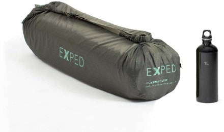 Exped LuxeMat Sleeping Pad Water bottle not included