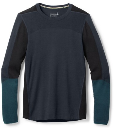 Smartwool Intraknit Thermal Merino Colorblock Crew Base Layer Top - Men's 0