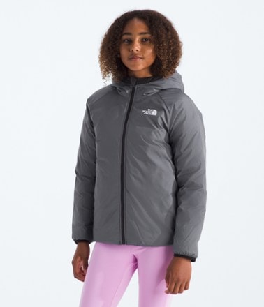 The North Face Reversible Perrito Hooded Insulated Jacket - Girls' 4