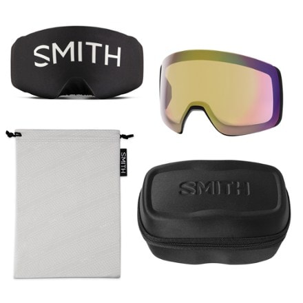 Smith 4D MAG XL ChromaPop Snow Goggles with gogglesoc 5