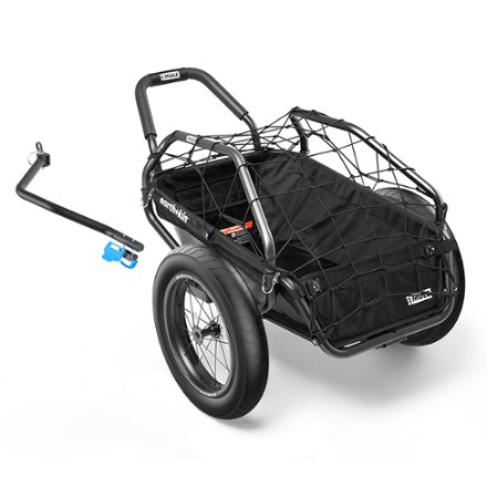 earth+kin MULE Cargo Trailer with Quick-Release Tow Bar 0