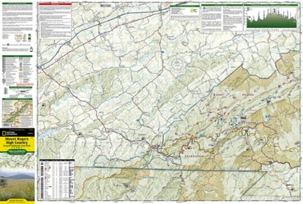 National Geographic Mount Rogers High Country Map 1