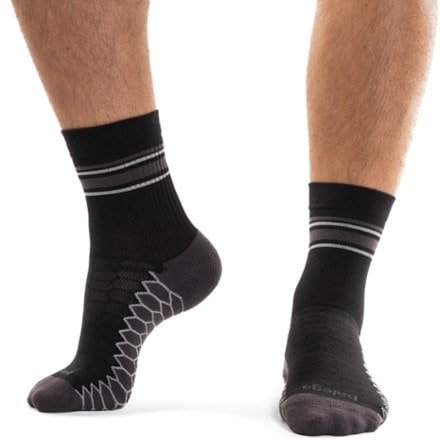 Balega Silver Mini Crew Socks 8