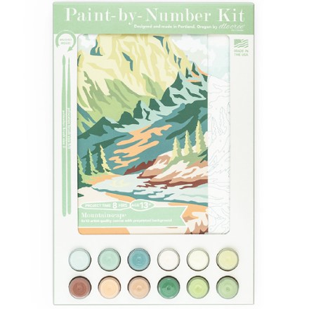 Elle Cree Mountainscape Paint-by-Number Kit 1