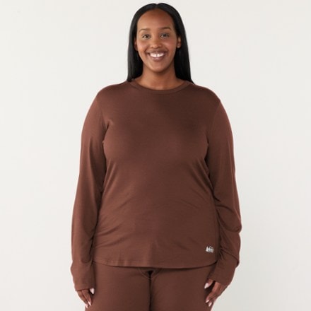 REI Co-op Heavyweight Merino Long-Sleeve Base Layer Crew Top - Women's 2