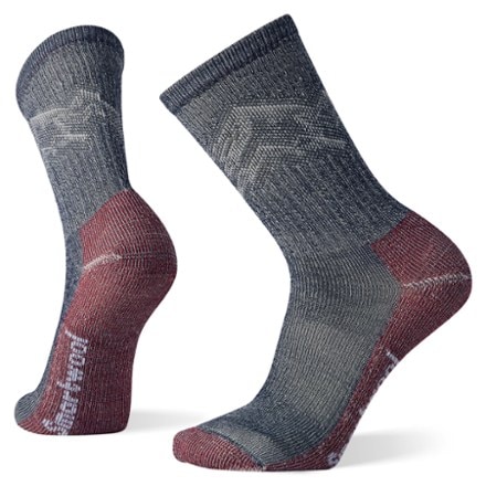 Smartwool Hike Classic Edition Light Cushion Mountain Pattern Crew Socks - Men's 0