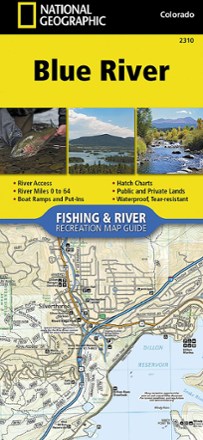 National Geographic Blue River Fishing & River Recreation Map Guide 0