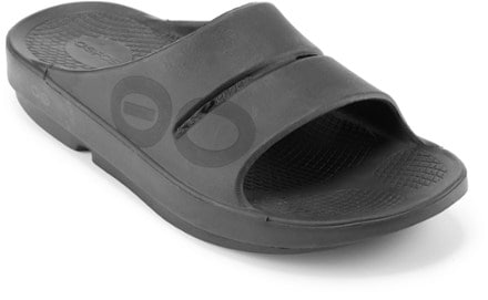 OOFOS OOahh Sport Slide Sandals Product image (Black/Matte)