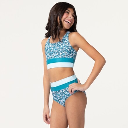 Nani Mini Cut Back Crop Swimsuit Set - Girls' 1