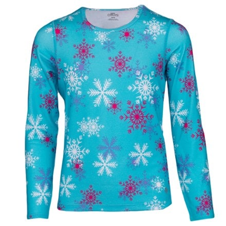 Hot Chillys Originals Print Base Layer Crew - Kids' 0